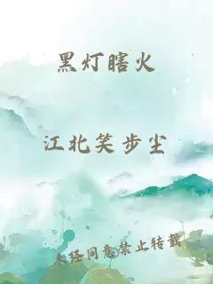 黑灯瞎火