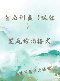 背后训妻（双性）