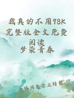 我真的不用98K完整版全文免费阅读